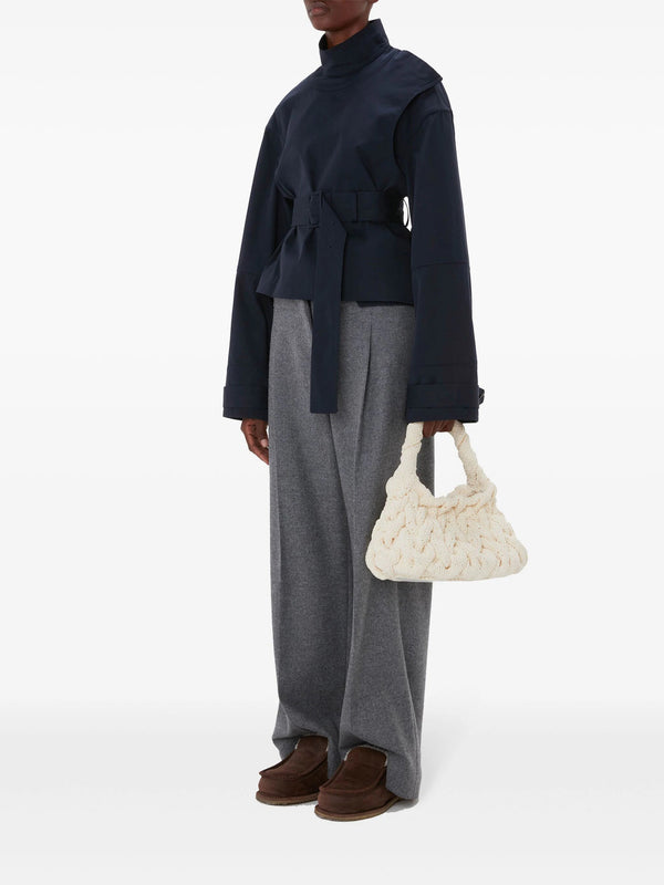 double - waist wool trousers - LISKAFASHION