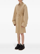 double - wrap trench dress - LISKAFASHION