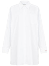 drop - shoulder cotton shirt - LISKAFASHION