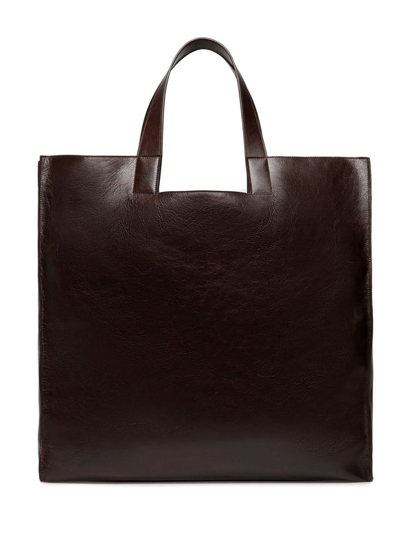 Easy leather tote bag - LISKAFASHION