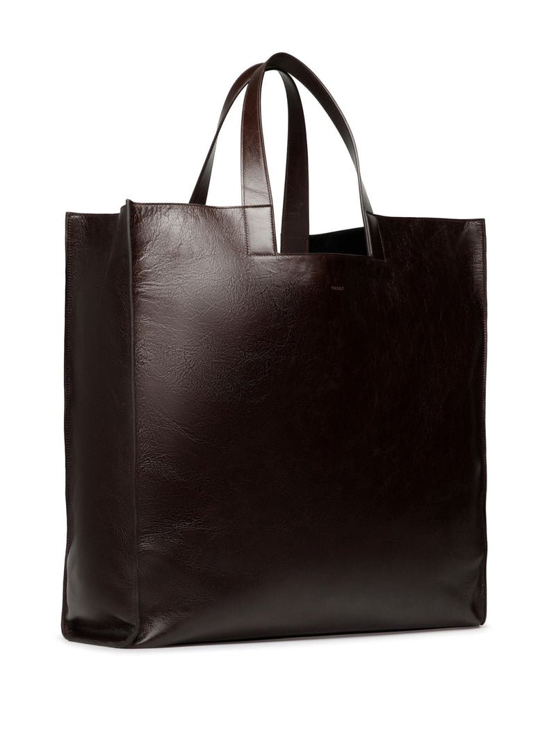 Easy leather tote bag - LISKAFASHION