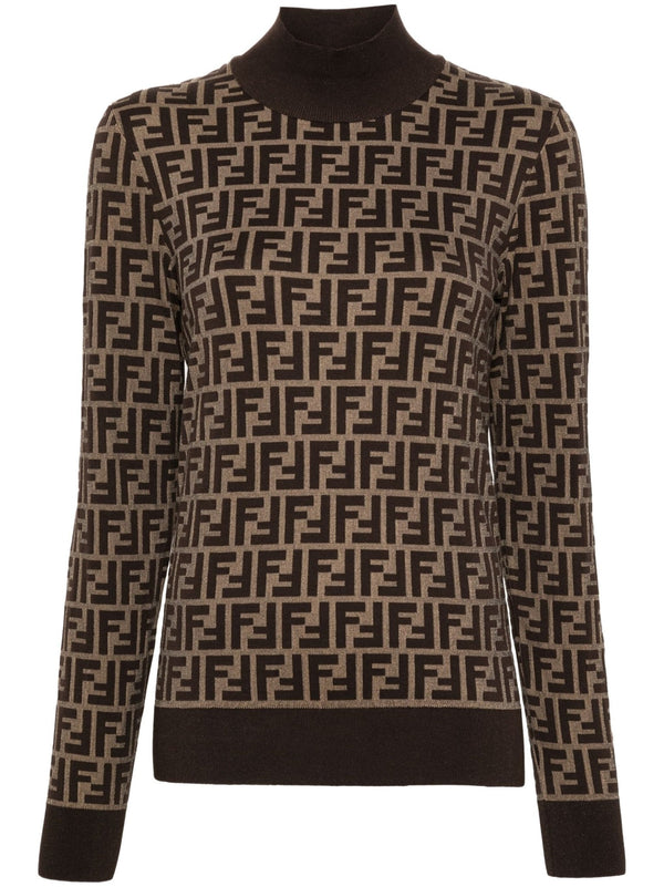 FF - jacquard sweater - LISKAFASHION