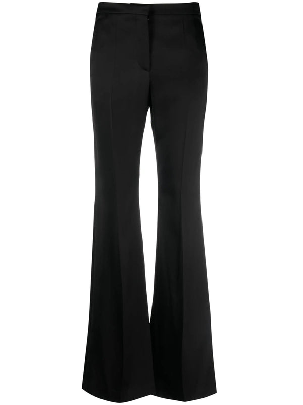 flared cotton trousers - LISKAFASHION