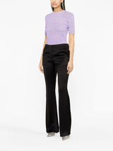 flared cotton trousers - LISKAFASHION