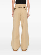 foldover trench trousers - LISKAFASHION