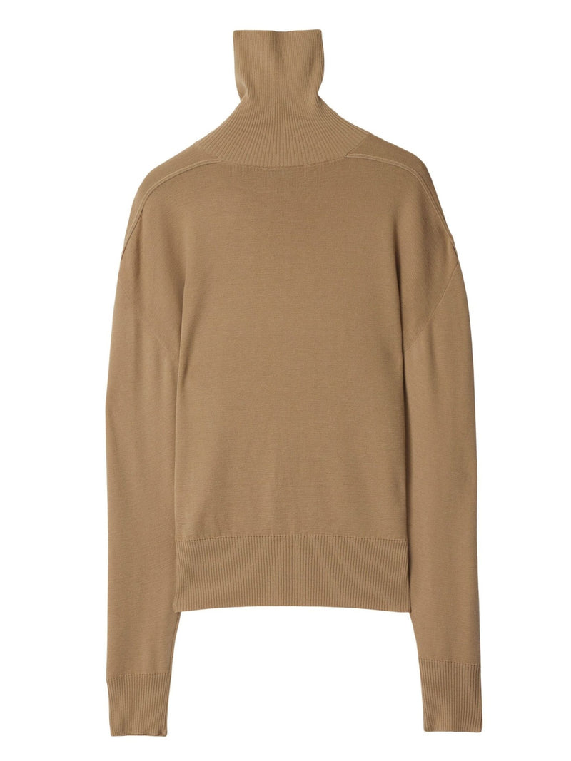 high - neck wool jumper - LISKAFASHION