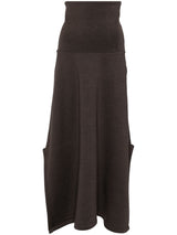 high - rise A - line skirt - LISKAFASHION