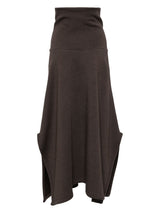 high - rise A - line skirt - LISKAFASHION