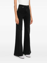 high - rise flared jeans - LISKAFASHION