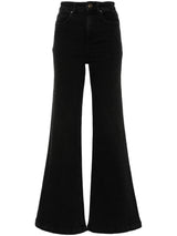 high - rise flared jeans - LISKAFASHION