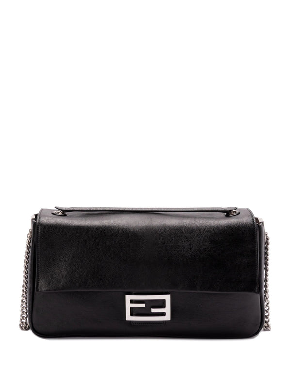 leather baguette shoulder bag - LISKAFASHION