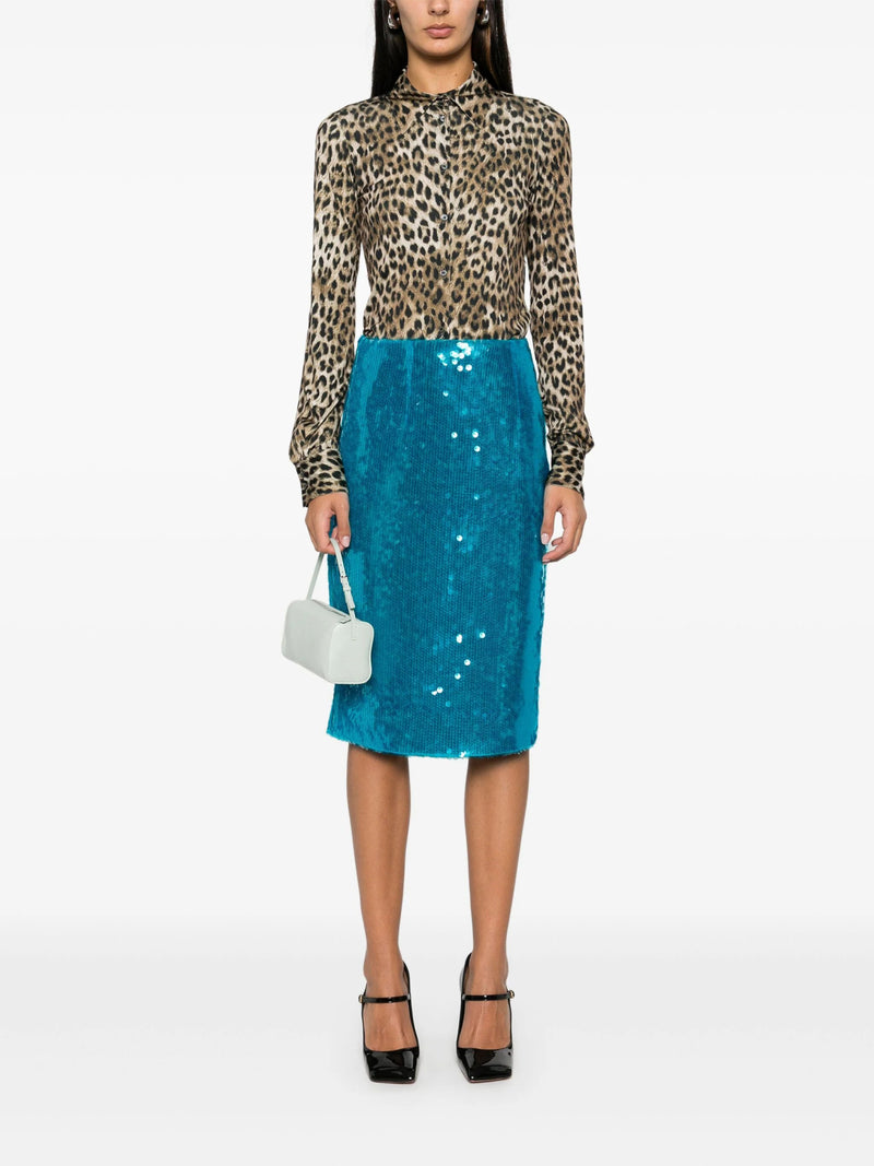 leopard - print blouse - LISKAFASHION