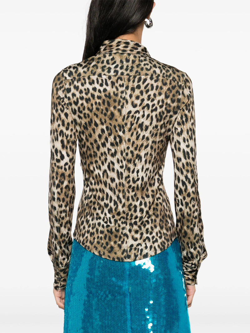 leopard - print blouse - LISKAFASHION