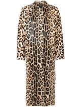 leopard print coat "NOTSO" - LISKAFASHION