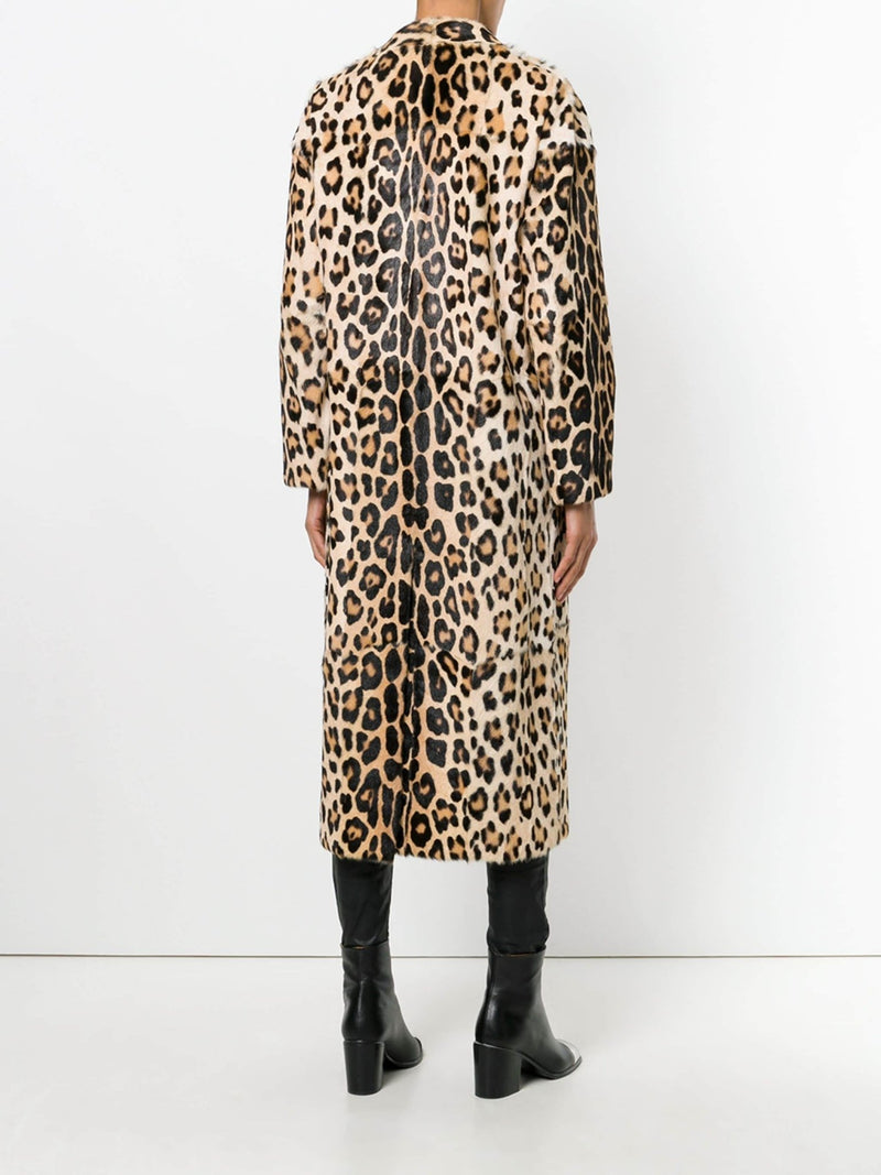 leopard print coat "NOTSO" - LISKAFASHION