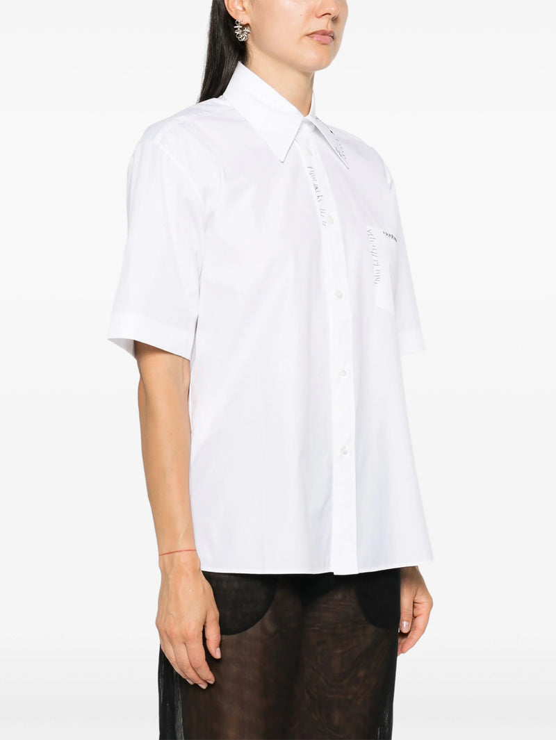 logo - embroidered shirt - LISKAFASHION