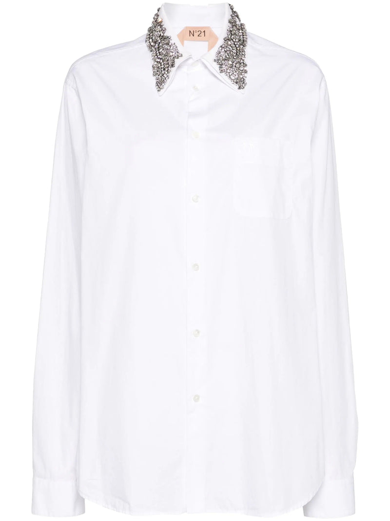 logo - embroidered shirt - LISKAFASHION