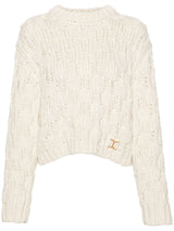 logo - plaque sweater - LISKAFASHION