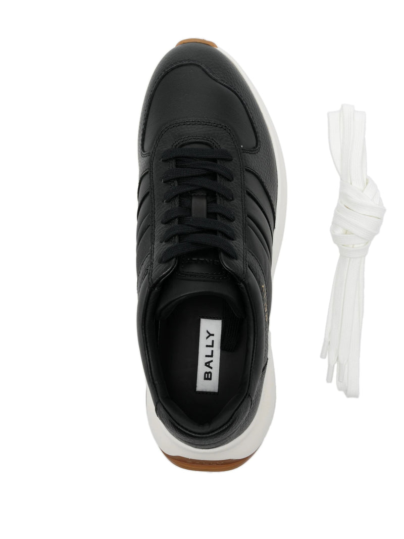 logo - print panelled sneakers - LISKAFASHION