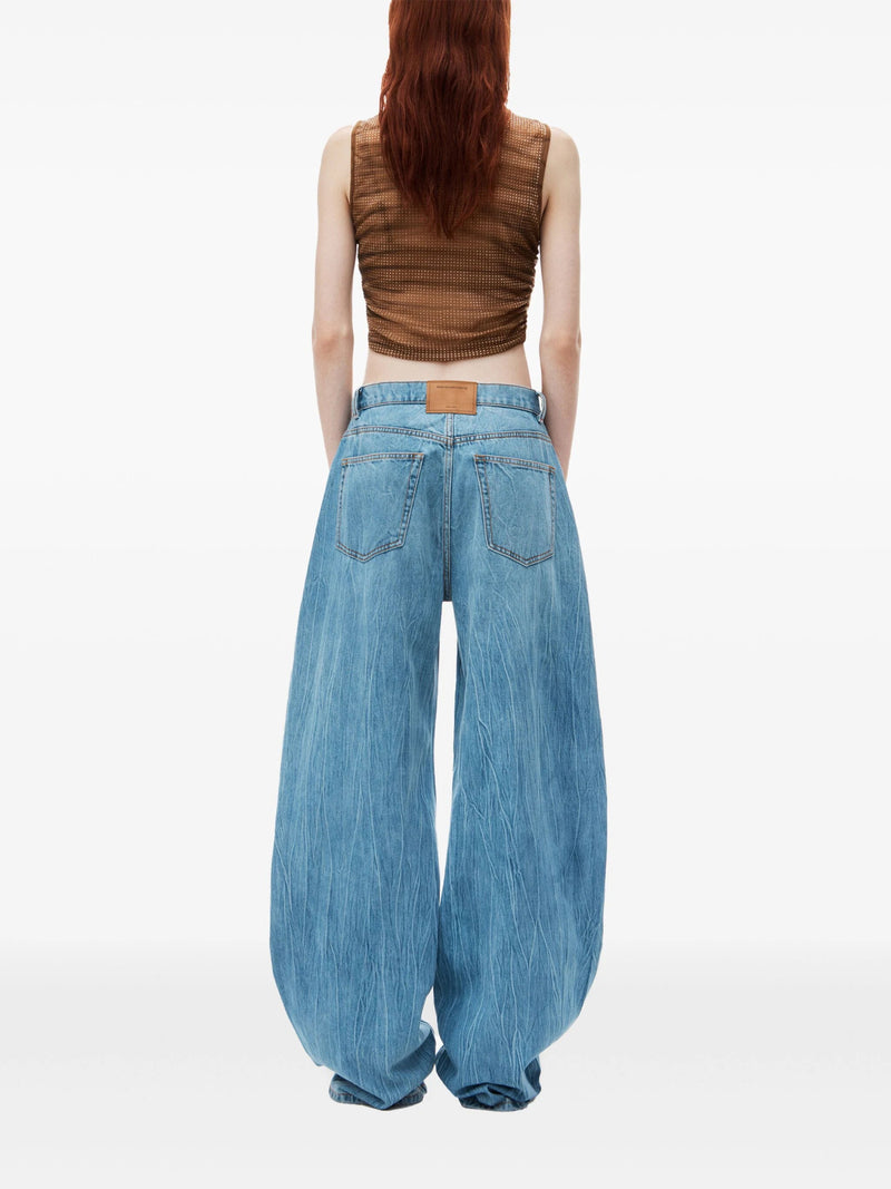 low - rise wide - leg jeans - LISKAFASHION