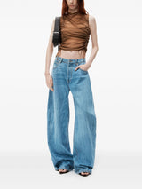 low - rise wide - leg jeans - LISKAFASHION