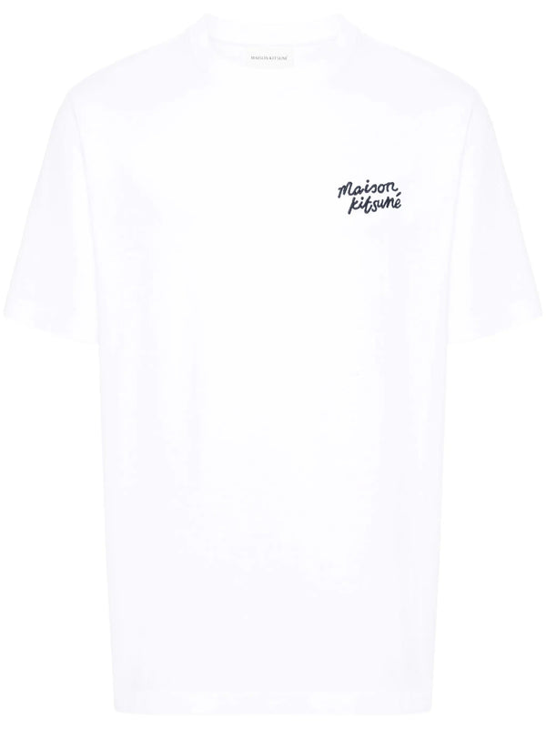Maison Kitsuné logo-print cotton T-shirt - LISKAFASHION