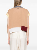 Marni colourblock cashmere top - LISKAFASHION