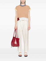 Marni colourblock cashmere top - LISKAFASHION