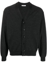 mélange - effect wool blend cardigan - LISKAFASHION