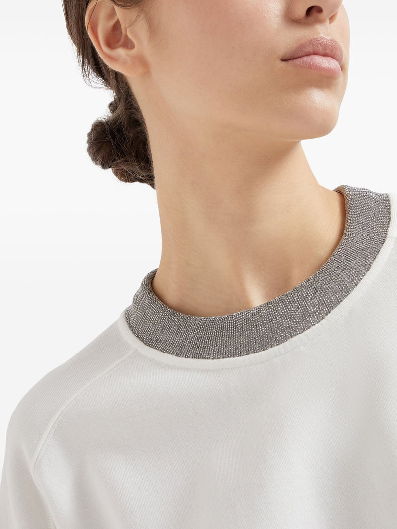 Monili - chain cotton sweatshirt - LISKAFASHION