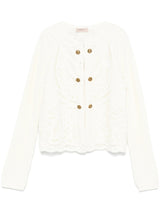 open - knit cardigan - LISKAFASHION