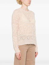 openwork crochet jumper - LISKAFASHION