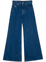 organic - cotton wide - leg jeans - LISKAFASHION