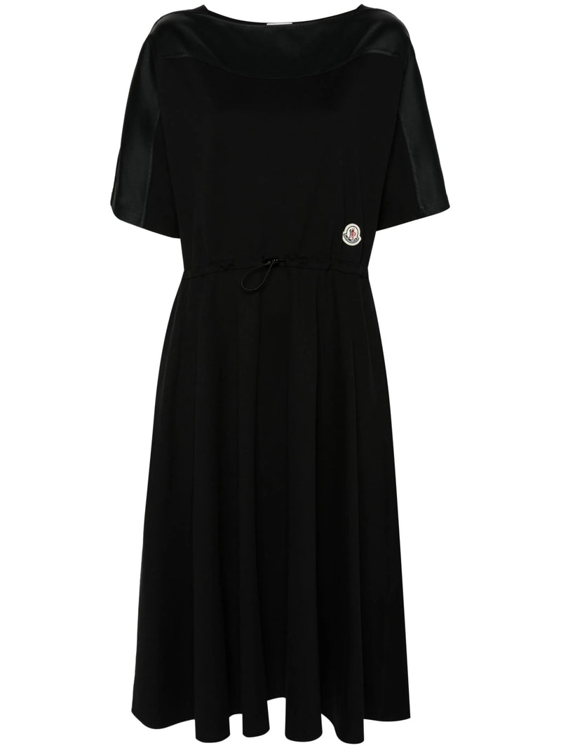 panelled A - line midi dress - LISKAFASHION