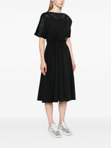 panelled A - line midi dress - LISKAFASHION