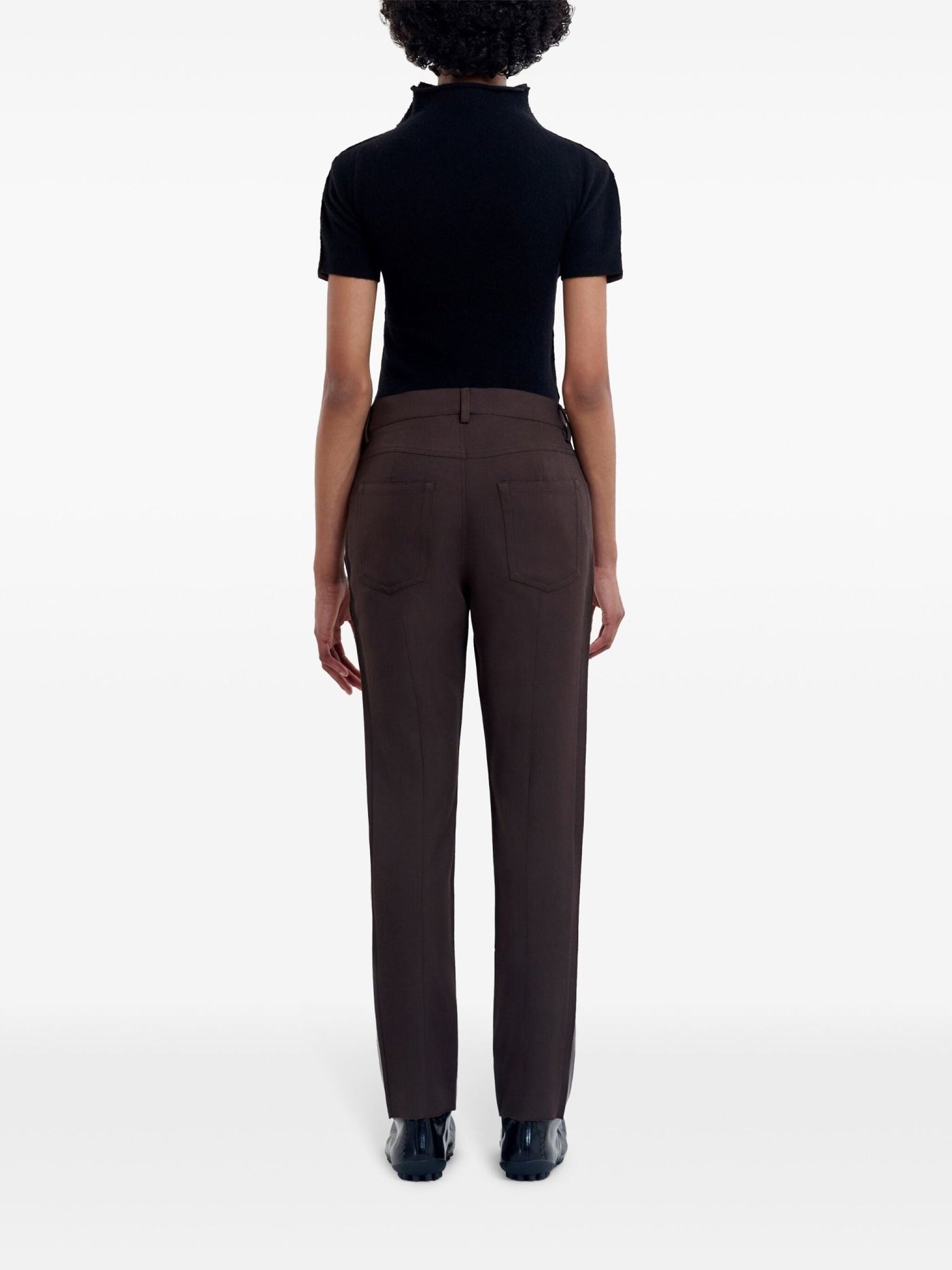 panelled straight-trousers – LISKAFASHION