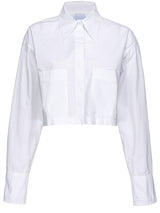 PINKO long-sleeve cotton shirt - LISKAFASHION