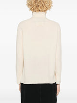 roll - neck wool - cashmere blend jumper - LISKAFASHION