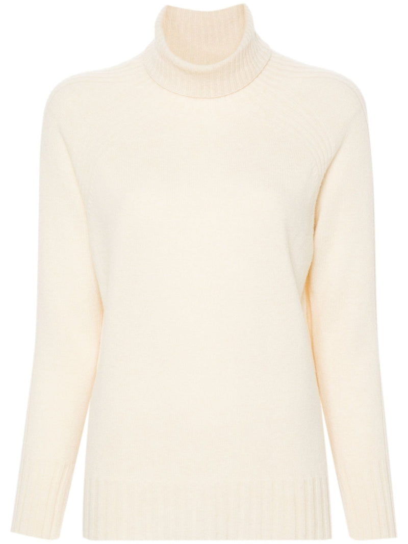 roll - neck wool - cashmere blend jumper - LISKAFASHION