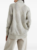 sequined roll - neck jumper - LISKAFASHION