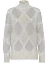 sequined roll - neck jumper - LISKAFASHION