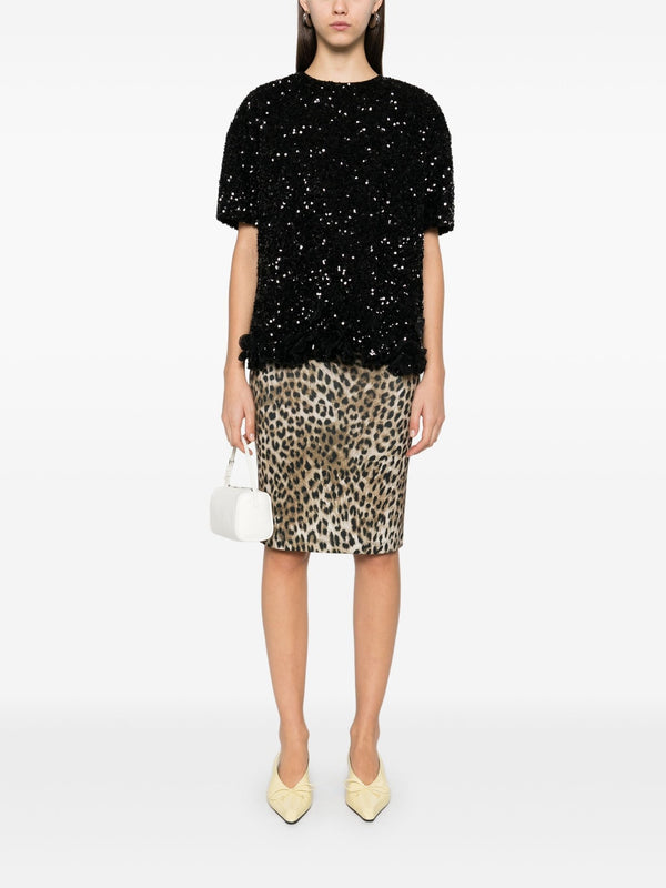 sequinned top - LISKAFASHION