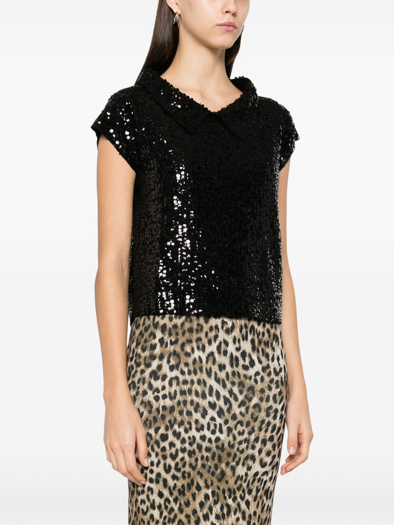 sequinned top - LISKAFASHION