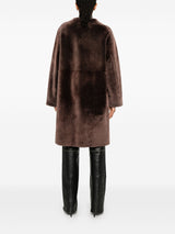 shearling coat - LISKAFASHION