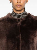 shearling coat - LISKAFASHION