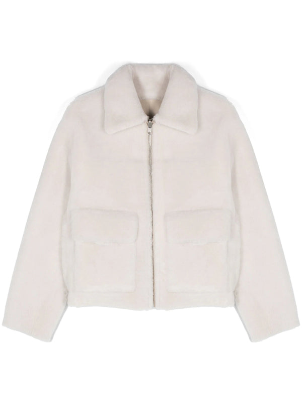 shearling jacket - LISKAFASHION