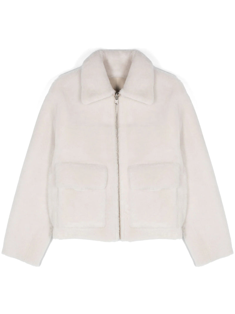 shearling jacket - LISKAFASHION