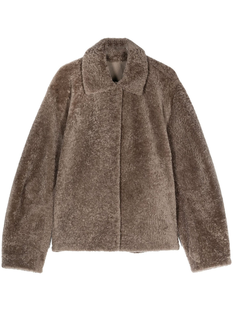 shearling jacket - LISKAFASHION