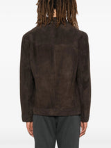 single - breasted hooded shearling coat - LISKAFASHION