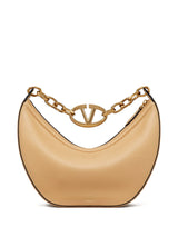 small VLogo Moon leather shoulder bag - LISKAFASHION